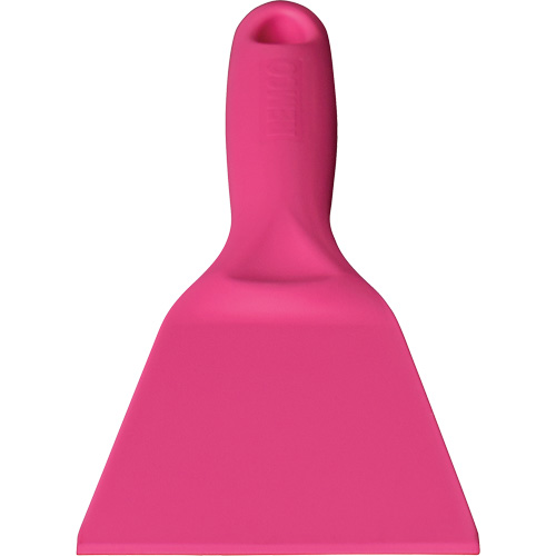Plastic Scraper, Pink, 3" W x 8" L Cam Industrial