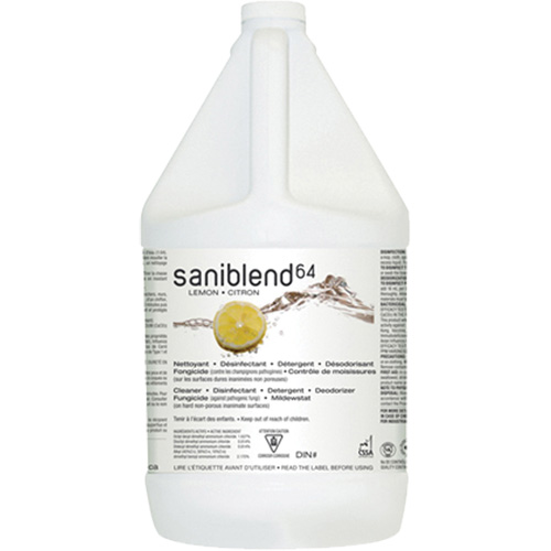 SaniBlend 64 Disinfectant Cleaner, 4 L, Jug Cam Industrial