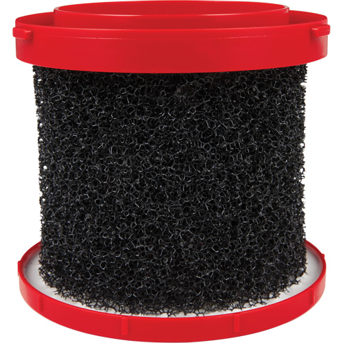 Filtre pour aspirateur de liquides, Mousse, Pour 1,6 - 2,5 gal. US Cam Industrial
