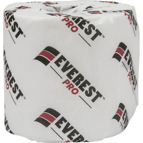 Everest Pro Toilet Paper, 2 Ply, 420 Sheets/Roll, 105' Length, White Cam Industrial