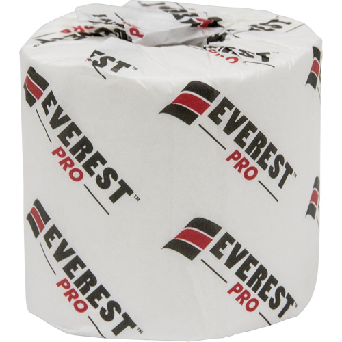 Everest Pro Toilet Paper, 2 Ply, 500 Sheets/Roll, 125' Length, White Cam Industrial