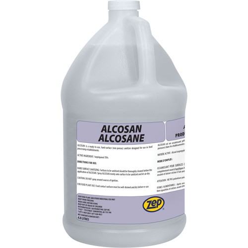 Alcosan Hard Surface Sanitizer, 4 L, Jug Cam Industrial