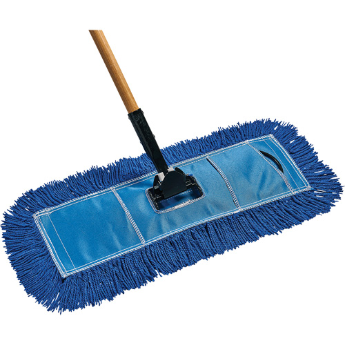Economy Dust Mop, Slip On Style, Yarn, 36" L x 5" W Cam Industrial