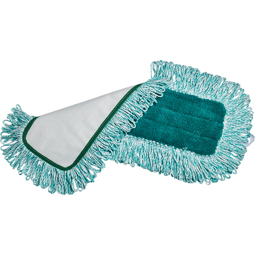 Dry Pad with Fringe, Hook and Loop Style, Microfibre/Polyester, 36" L x 5-3/4" W Cam Industrial