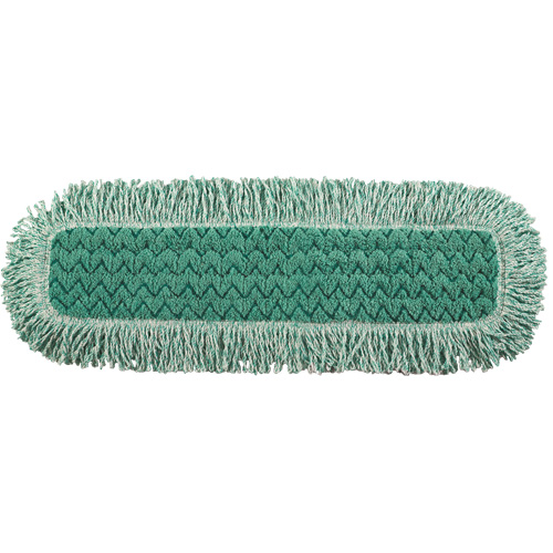 Tampon avec frange pour vadrouille &agrave; &eacute;pousseter Hygen, Style Boucles et crochets, Microfibre, 27-1/2" lo x 9" la Cam Industrial