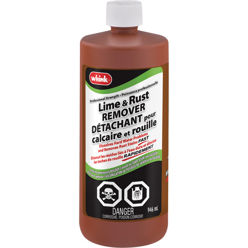 D&eacute;tachant pour calcaire et rouille Whink, 946 ml, Bouteille Cam Industrial