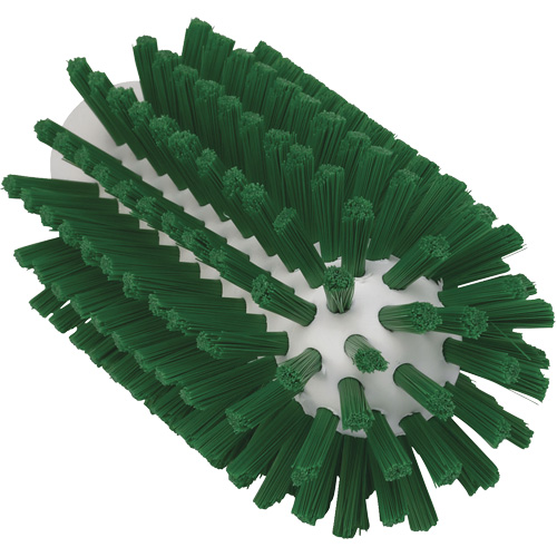 2.5" Brush, Stiff Bristles, 5-3/5" Long, Green Cam Industrial