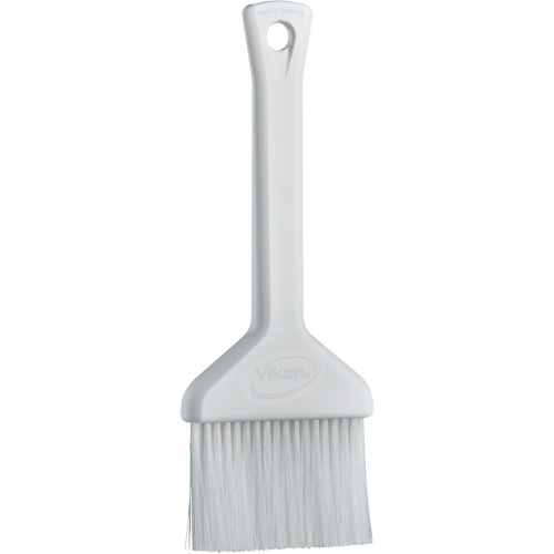 3" Pastry Brush, Soft Bristles, 7-3/4" Long, White Cam Industrial