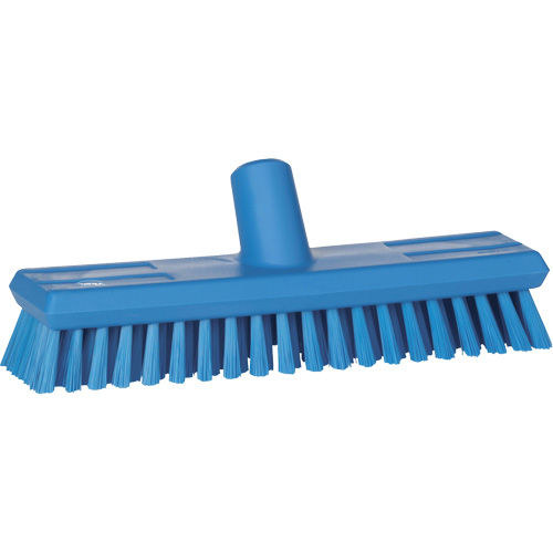 Brosse &agrave; circulation d'eau, Soies Moyen, Longueur de 11", Bleu Cam Industrial