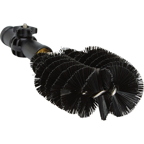 Drain Cleaning Brush, Stiff Bristles, 11" Long, Black Cam Industrial