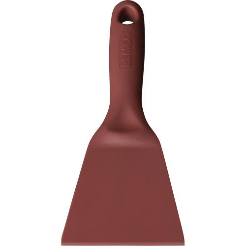 Grattoir perceptible par d&eacute;tecteur de m&eacute;tal, Rouge, 3" la x 8" lo Cam Industrial