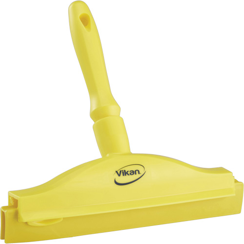 Raclette &agrave; lame double ultra hygi&eacute;nique, 10", Jaune Cam Industrial