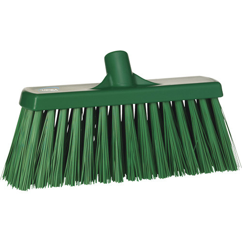 Balai-brosse robuste, Crins Ferme, 13", Polyester, Vert Cam Industrial