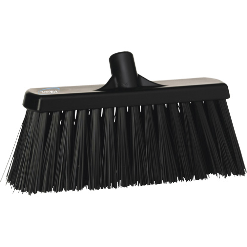 Balai-brosse robuste, Crins Ferme, 13", Polyester, Noir Cam Industrial