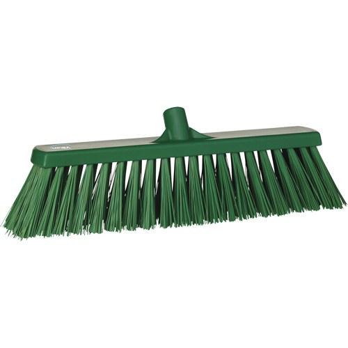 Balai-brosse robuste, Crins Ferme, 20", Polyester, Vert Cam Industrial