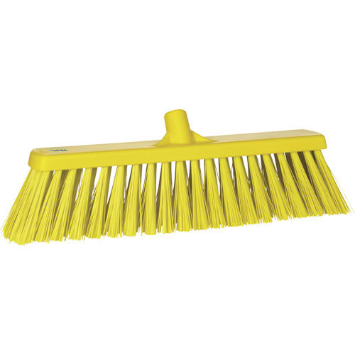 Balai-brosse robuste, Crins Ferme, 20", Polyester, Jaune Cam Industrial
