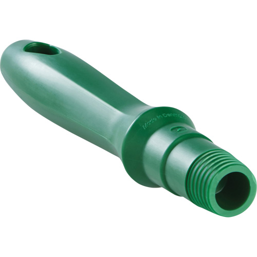 Mini manche, Brosse/Support &agrave; tampon/Grattoir/Raclette, Vert, Standard, 6-1/4" lo Cam Industrial