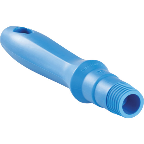 Mini manche, Brosse/Support &agrave; tampon/Grattoir/Raclette, Bleu, Standard, 6-1/4" lo Cam Industrial