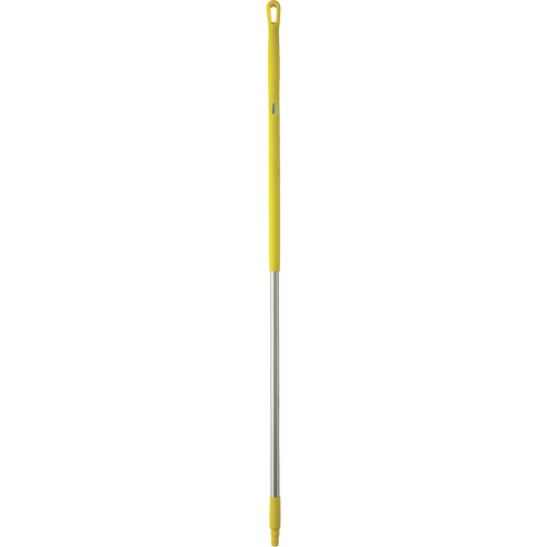 Handle, Broom/Brush/Pad Holder/Scraper/Squeegee, Yellow, Ergonomic, 59" L Cam Industrial