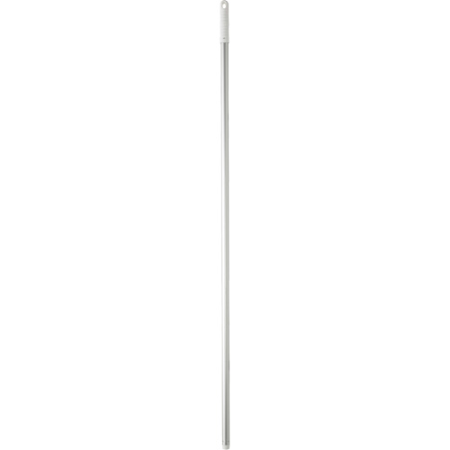 Light-Duty Handle, Broom/Scraper/Squeegee, White, Standard, 51" L Cam Industrial