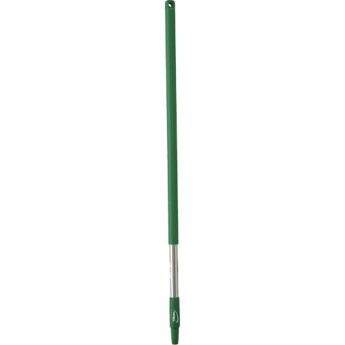 Handle, Broom/Brush/Pad Holder/Scraper/Squeegee, Green, Standard, 40" L Cam Industrial