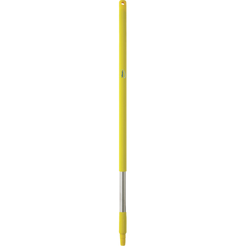 Handle, Broom/Brush/Pad Holder/Scraper/Squeegee, Yellow, Standard, 40" L Cam Industrial