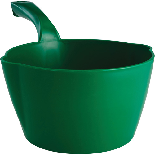 Pelle &agrave; main ronde, Plastique, Vert, 64 oz Cam Industrial