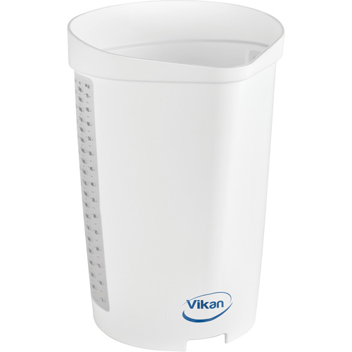 Cruche gradu&eacute;e, Plastique, Blanc, 65 oz Cam Industrial