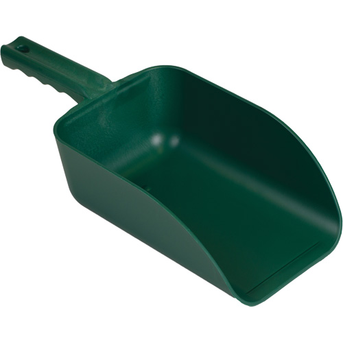 Metal Detectable Hand Scoop, Plastic, Green, 82 oz. Cam Industrial