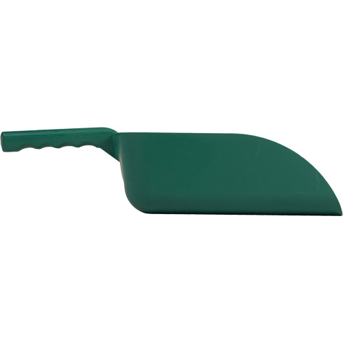 Metal Detectable Hand Scoop, Plastic, Green, 82 oz. Cam Industrial