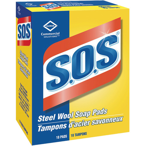 Tampons en laine d'acier saponifi&eacute;e S.O.S Cam Industrial