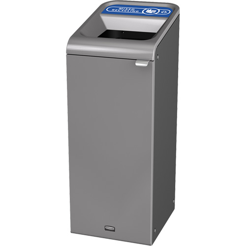 Configure Mixed Recycling Waste Container, Bulk/Curbside/Deskside, Steel, 15 US gal. Cam Industrial