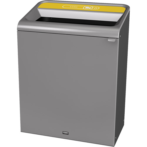 Conteneur pour d&eacute;chets de bidon Configure, Vrac/Bord de rue/De bureau, Acier, 45 gal. US Cam Industrial