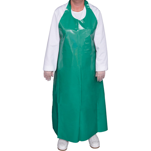 Top Dog 6 Mil. Apron, Polyurethane, 45" L x Green Cam Industrial