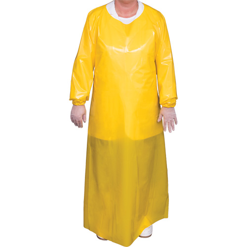 Blouse Top Dog de 6 mil, Grand, Jaune, Polyur&eacute;thane Cam Industrial