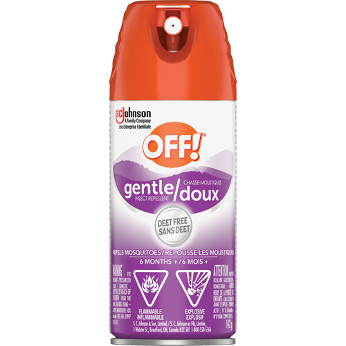 Off!&reg; Gentle Insect Repellent, DEET Free, Aerosol, 142 g Cam Industrial