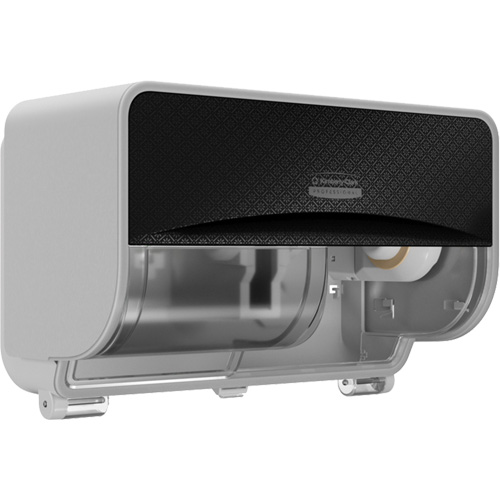 Icon Standard Roll Horizontal Toilet Paper Dispenser, Multiple Roll Capacity Cam Industrial