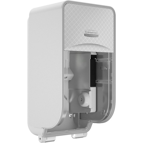 Icon Standard Roll Vertical Toilet Paper Dispenser, Multiple Roll Capacity Cam Industrial