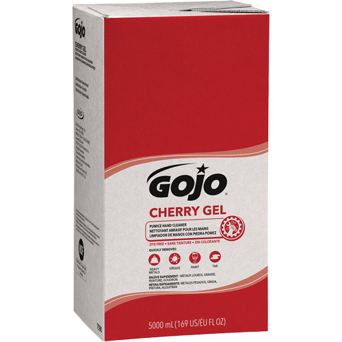 Nettoyant &agrave; mains pour distributeur Pro TDX, Gel/Pierre ponce, 5000 ml, Recharge, Cerise Cam Industrial