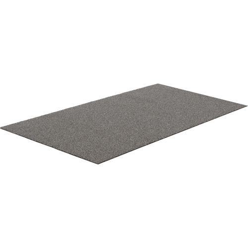 Tundra Indoor/Outdoor Matting, Latex/Polypropylene, Scraper Type, Tufted Cut Pile Pattern, 3-1/2' x 6', Charcoal Cam Industrial