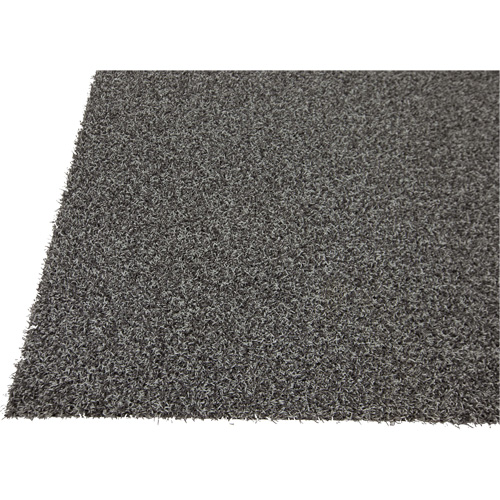 Tundra Indoor/Outdoor Matting, Latex/Polypropylene, Scraper Type, Tufted Cut Pile Pattern, 3-1/2' x 6', Charcoal Cam Industrial