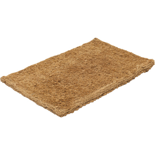 Indoor/Outdoor Coco Mat, Scraper, 1-5/6' x 3' x 1-3/8", Natural Cam Industrial