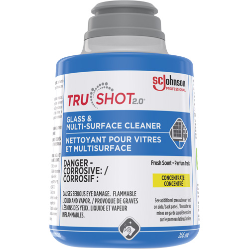 TruShot 2.0 Glass & Multi-Surface Cleaner, 266 ml, Trigger Bottle Cam Industrial