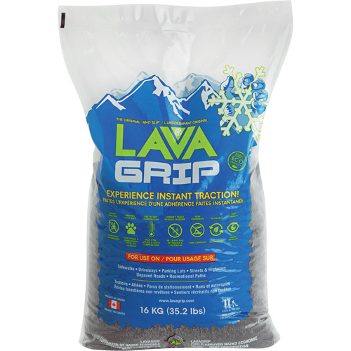 LavaGrip Traction-Aid, Container Size 35.3 lbs. (16 kg), Bag Cam Industrial