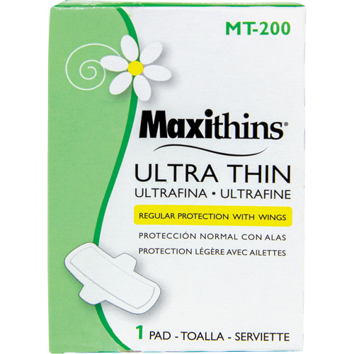 Maxithins&reg; Maxi Pad Ultra Thin with Wings Cam Industrial