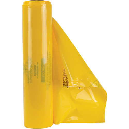Hazardous Waste Liners, Asbestos, 40" L x 26" W, 3 mils Cam Industrial