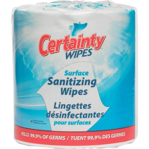 Lingettes d&eacute;sinfectantes pour surfaces, Pochette Cam Industrial