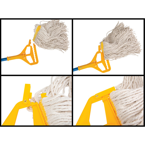 Poign&eacute;e avec agrafe, Fibre de verre/Plastique, Pointe Barri&egrave;re ouverte, 60" lo Cam Industrial