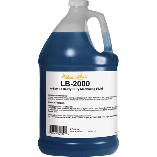 Liquide d'usinage MQL tout usage, 4 L Cam Industrial