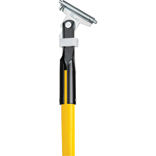Manche jaune pour vadrouille &agrave; &eacute;pousseter Clipper, Fibre de verre, 1" dia, 60" lo Cam Industrial